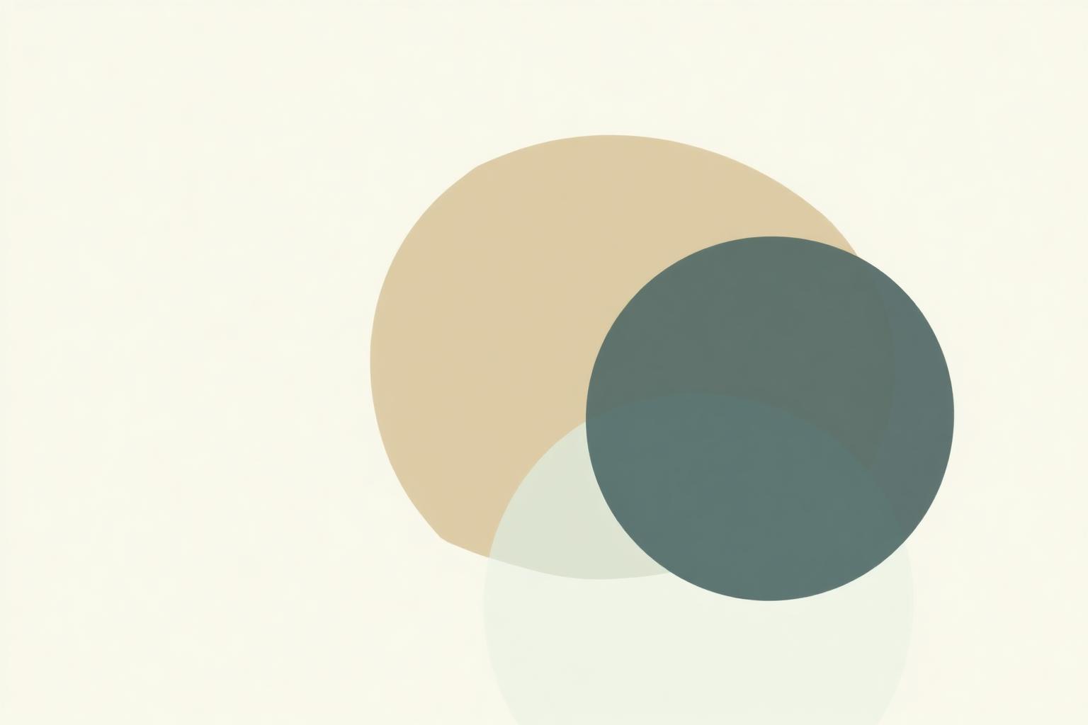 Abstract illustration of overlapping arcs suggesting people gathered together.
